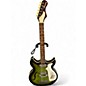 Vintage 1960s Harmony REBEL Green Hollow Body Electric Guitar thumbnail