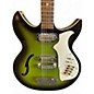 Vintage 1960s Harmony REBEL Green Hollow Body Electric Guitar
