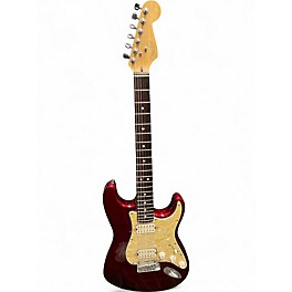 Used 1997 Fender Big Apple Stratocaster Candy Apple Red Solid Body Electric Guitar