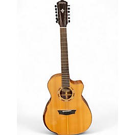 Used Washburn Comfort Series G15SCE Natural 12 String Acoustic Guitar