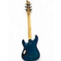 Used Schecter Guitar Research C6 PLUS OCEAN BLUE Solid Body Electric Guitar