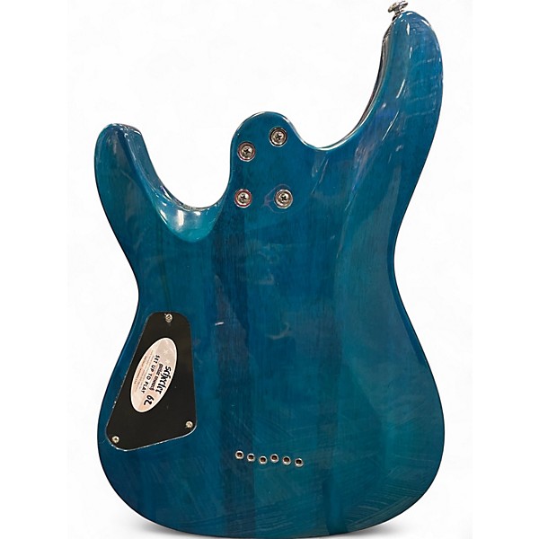 Used Schecter Guitar Research C6 PLUS OCEAN BLUE Solid Body Electric Guitar