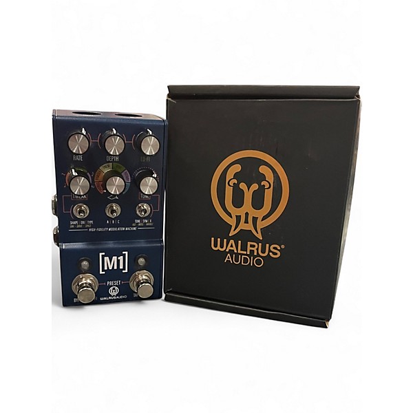Used Walrus Audio MAKO SERIES M1 High-Fidelity Modulation Machine MKII Blue Effect Pedal