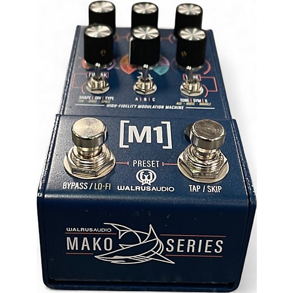 Used Walrus Audio MAKO SERIES M1 High-Fidelity Modulation Machine MKII Blue Effect Pedal