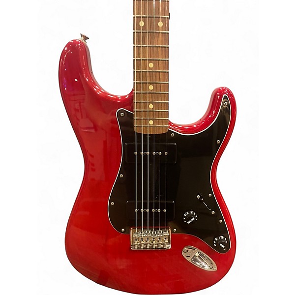 Used Fender Noventa Stratocaster Trans Crimson Red Solid Body Electric Guitar