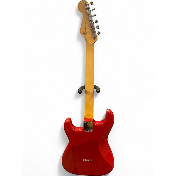 Used Fender Noventa Stratocaster Trans Crimson Red Solid Body Electric Guitar