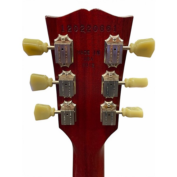 Used 2012 Gibson Les Paul Studio Red Solid Body Electric Guitar