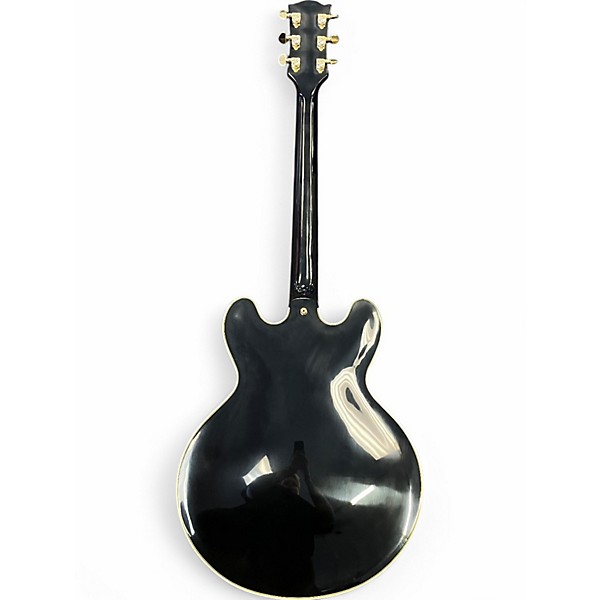 Used Gibson Custom 1959 ES-355 Reissue Stopbar VOS Semi-Hollow Ebony Solid Body Electric Guitar