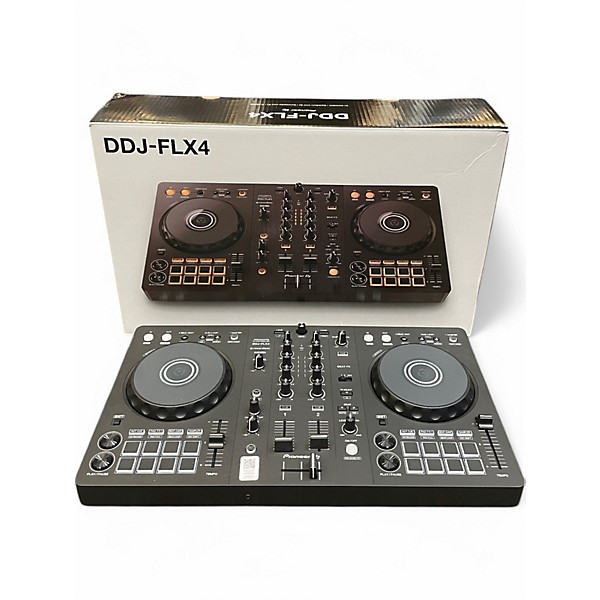 Pioneer DJ DDJ-FLX4 2-deck Rekordbox and Serato DJ