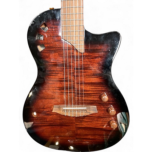 Used Cordoba STAGE Vintage Sunburst Classical Acoustic Electric Guitar