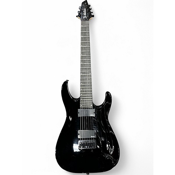 Used Jackson JS22-7 Dinky 7 String Black Solid Body Electric Guitar