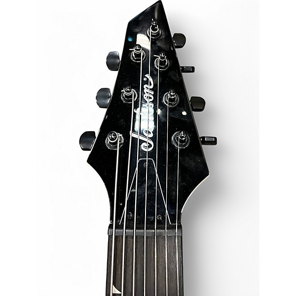 Used Jackson JS22-7 Dinky 7 String Black Solid Body Electric Guitar