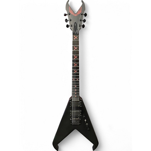 Used Dean Kerry King V Satin Black Solid Body Electric Guitar