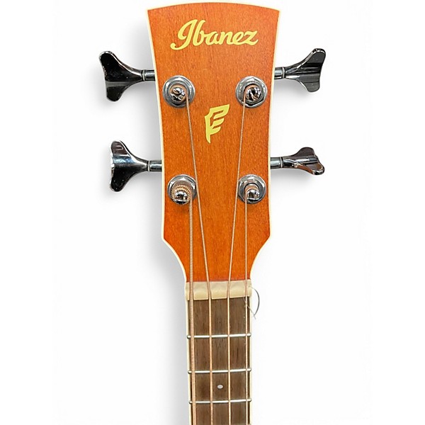 Used Ibanez PNB14E-OPN Natural Acoustic Bass Guitar