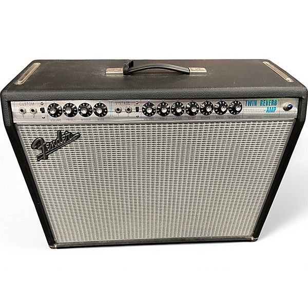 Used Fender 1968 Custom Twin Reverb 85W 2x12 Tube Guitar Combo Amp