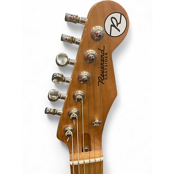 Used Reverend PETE ANDERSON EASTSIDER S Black and White Solid Body Electric Guitar