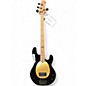 Used Sterling by Music Man PETE WENTZ SIGNATURE STINGRAY Black Electric Bass Guitar thumbnail