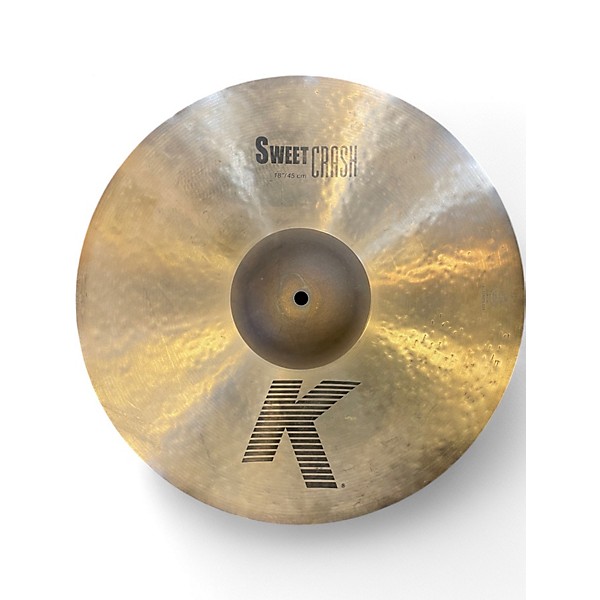 Used Zildjian 18in K Sweet Crash Cymbal