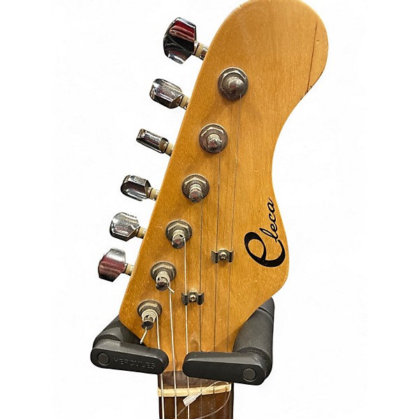 Used Eleca STRAT STYLE AMAERICAN FLAG Solid Body Electric Guitar