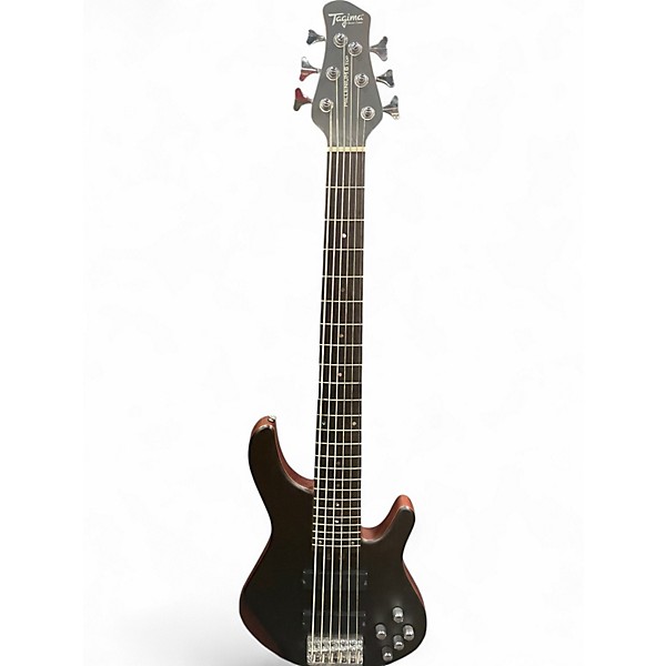 Used Tagima millenium 6 top Black Cherry Electric Bass Guitar