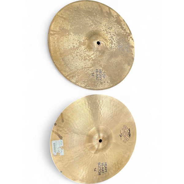 Used Paiste 14in 404 Heavy Pair Cymbal,Specials : American Fashion Style Bags On Sale