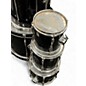 Used Pearl 6 Piece Export Black Drum Kit