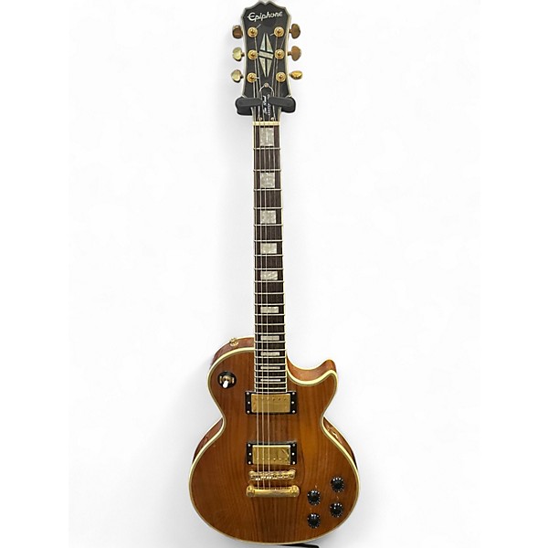 Epiphone Les Paul Custom Koa Guitar - Natural - 711106046273