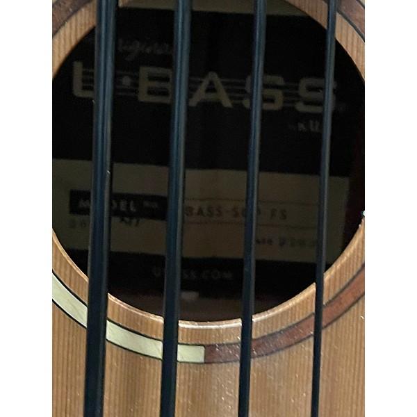 Used Kala Exotic Mahogany U-Bass Mahogany Acoustic Bass Guitar