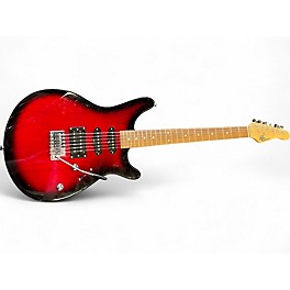 Used Rogue RR100 Rocketeer Red Burst Solid Body Electric Guitar