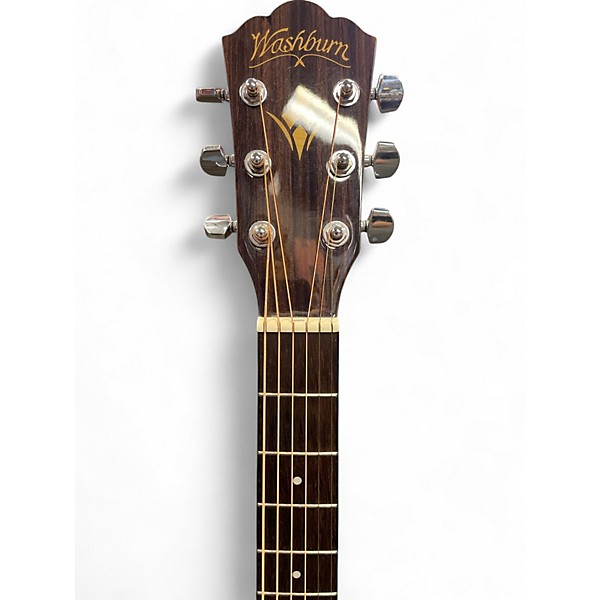 Used Washburn WLO10SCE Natural Acoustic Electric Guitar