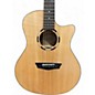Used Washburn WLO10SCE Natural Acoustic Electric Guitar