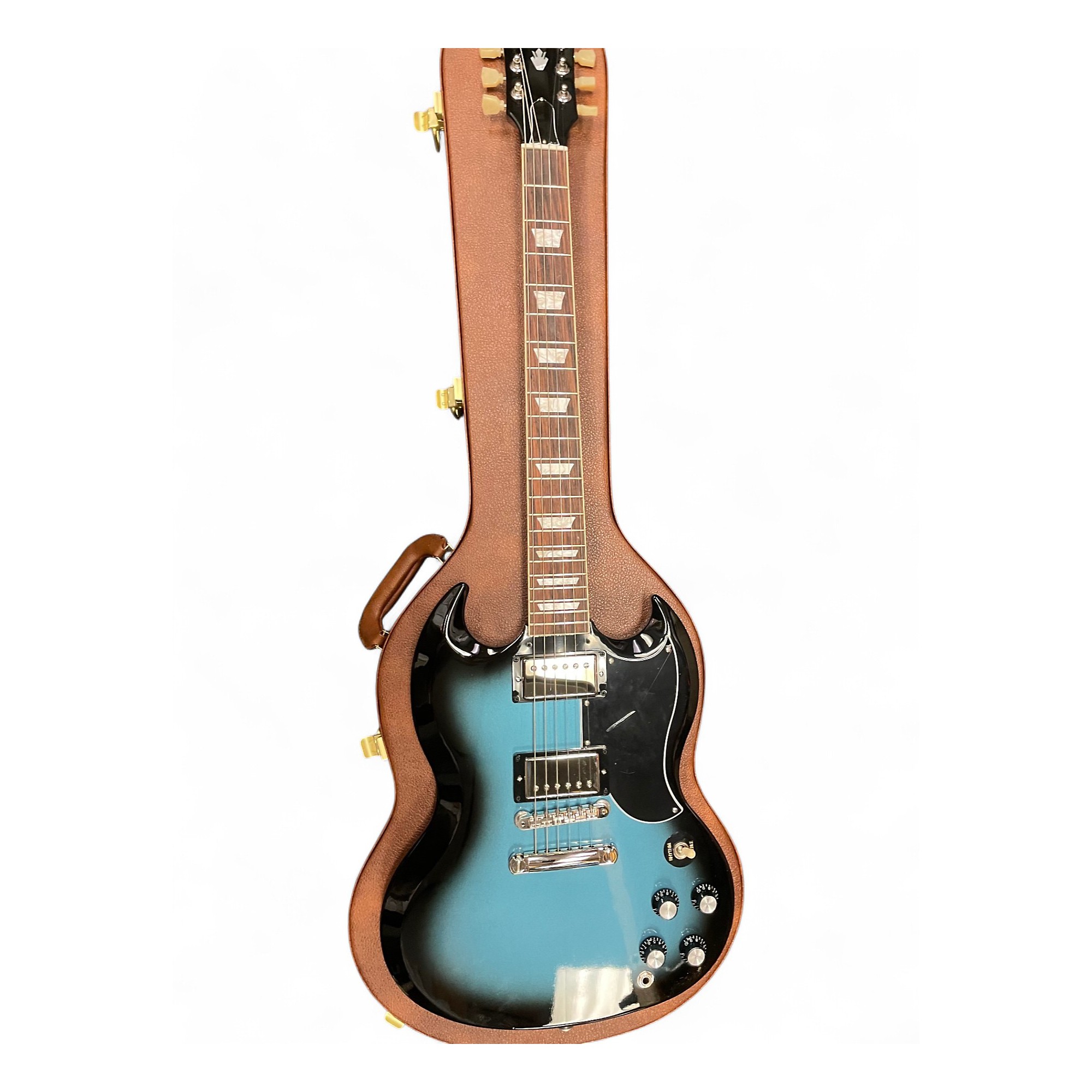 Used Gibson SG Standard Pelham Blue burst Solid Body