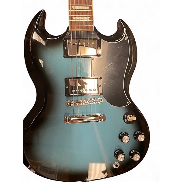 ギター Gibson SG Standard 2011 Pelham Blue Gibson SG Standard '61 Electric Guitar Pelham Blue Burst