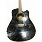Used Samick SW210CEB Black Acoustic Electric Guitar
