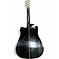 Used Samick SW210CEB Black Acoustic Electric Guitar