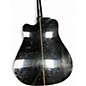 Used Samick SW210CEB Black Acoustic Electric Guitar