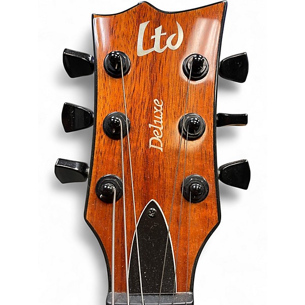 Used Esp Ltd EC1000 Deluxe Koa Solid Body Electric Guitar