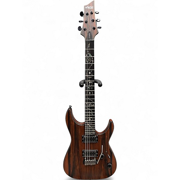 Used Schecter Guitar Research C-1 Exotic Ebony Mahogany Solid Body Electric Guitar