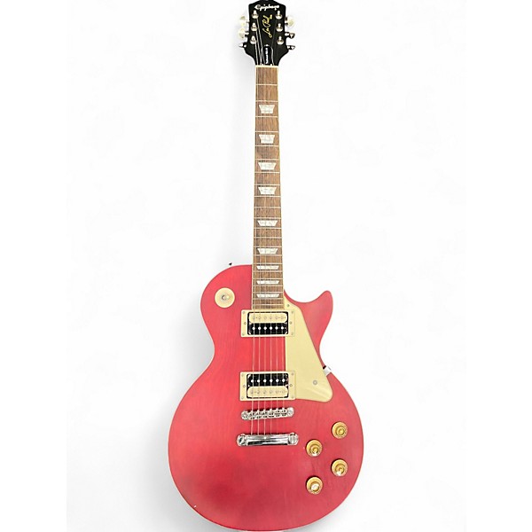 Used Epiphone Les Paul Traditional Pro IV Burgundy Solid Body Electric Guitar