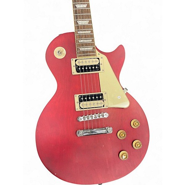Used Epiphone Les Paul Traditional Pro IV Burgundy Solid Body Electric Guitar