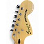 Used 2018 Squier Vintage Modified Stratocaster Black Solid Body Electric Guitar