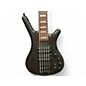 Used Warwick Corvette Double Buck 5 String Black Electric Bass Guitar