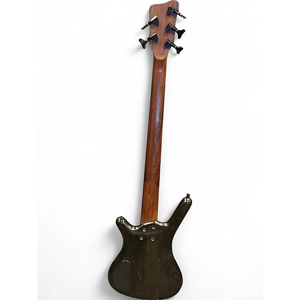 Used Warwick Corvette Double Buck 5 String Black Electric Bass Guitar