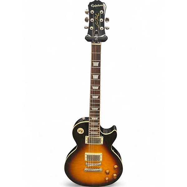 Used Epiphone Les Paul Ultra Pro 2 Color Sunburst Solid Body Electric Guitar
