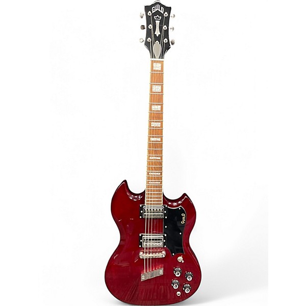 Used Guild POLARA DELUXE RED Solid Body Electric Guitar,New Products : American Fashion Style Bags On Sale