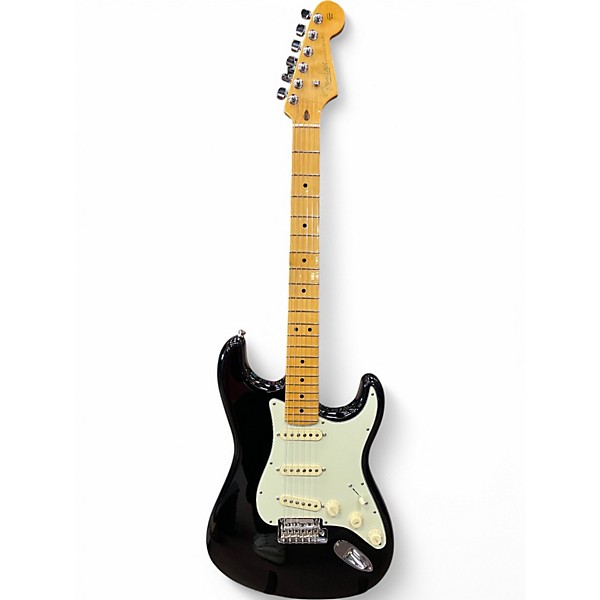 Used Fender American Professional II Stratocaster Black Solid Body Electric Guitar