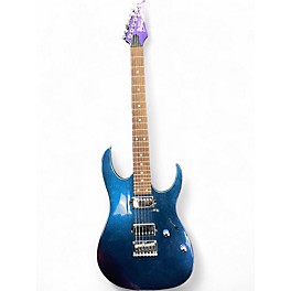 Used Ibanez grg121sp BLUE metal chamelEON  Solid Body Electric Guitar
