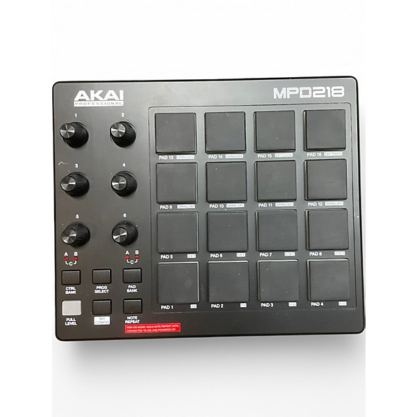 Used Akai Professional MPD218 MIDI Controller