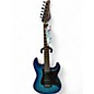 Used 2022 Schecter Guitar Research TRADITIONAL PRO TRANS BLUE BURST Solid Body Electric Guitar thumbnail