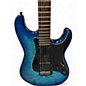 Used 2022 Schecter Guitar Research TRADITIONAL PRO TRANS BLUE BURST Solid Body Electric Guitar